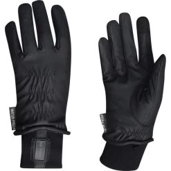 Weatherbeeta Handschuhe Dublin Synthetic Leather Wasserdicht Schwarz