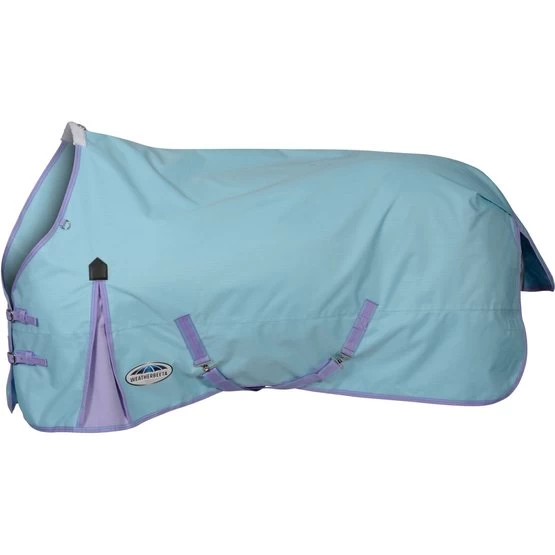 Weatherbeeta Regendecke Comfitec Classic Standard Neck Lite Hellblau/Lila – Bild 2