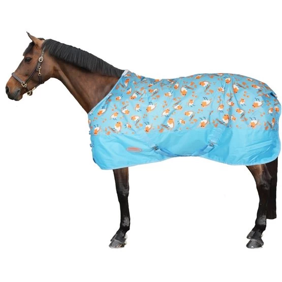 Weatherbeeta Winterdecke Comfitec Tyro Standard Neck Medium Robin Print 150/200 – Bild 2