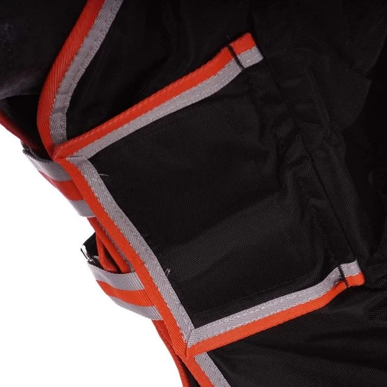 Weatherbeeta Therapy Rug Comfitec Premier Therapy-Tec Detach-A-Neck Lite Plus Schwarz/Silber/Rot – Bild 6