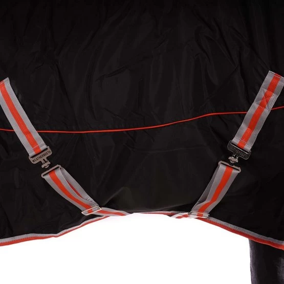 Weatherbeeta Therapy Rug Comfitec Premier Therapy-Tec Detach-A-Neck Lite Plus Schwarz/Silber/Rot – Bild 10