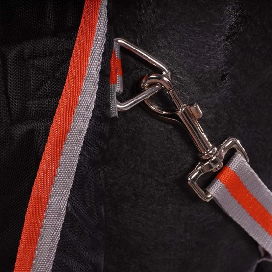 Weatherbeeta Therapy Rug Comfitec Premier Therapy-Tec Detach-A-Neck Lite Plus Schwarz/Silber/Rot – Bild 11