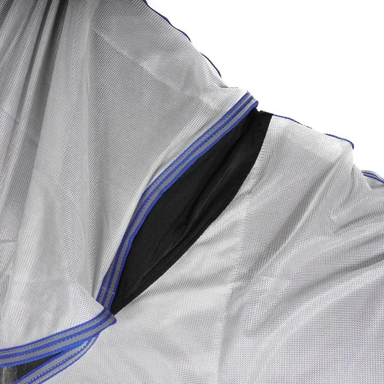 Weatherbeeta Comfitec Airflow II Combo Neck Grau/Blau/Grau – Bild 6