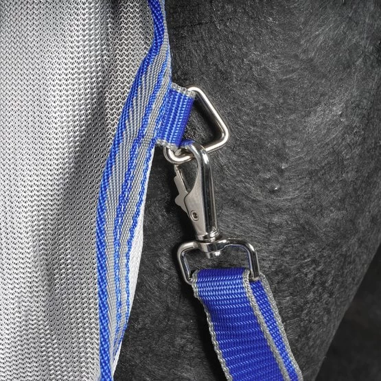 Weatherbeeta Comfitec Airflow II Combo Neck Grau/Blau/Grau – Bild 9