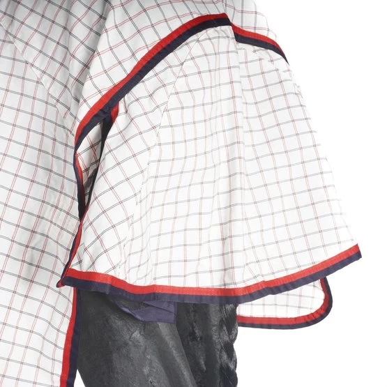 Weatherbeeta Sommerdecke Lite III 190g Weiß/Blau/Rot – Bild 8