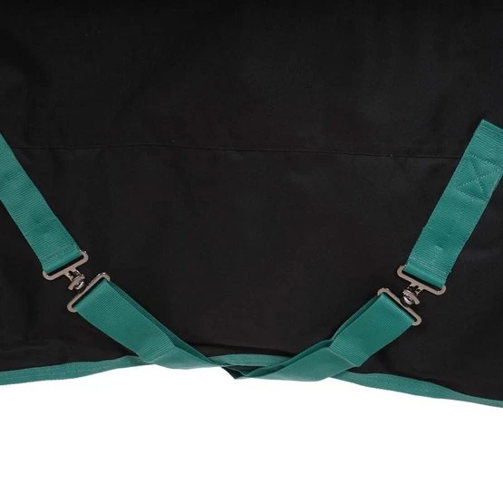 Weatherbeeta Winterdecke Green-Tec 900D Detach-A-Neck Lite Plus 50g Schwarz/Grün – Bild 9