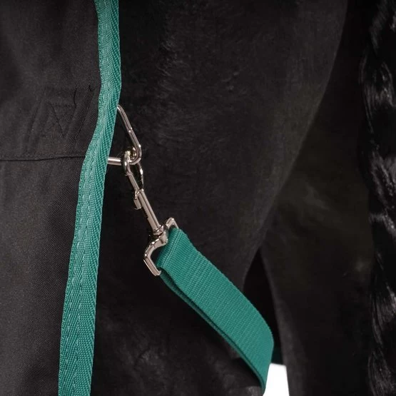 Weatherbeeta Winterdecke Green-Tec 900D Detach-A-Neck Lite Plus 50g Schwarz/Grün – Bild 11