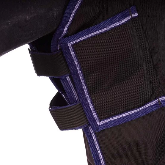 Weatherbeeta Winterdecke Comfitec Ultra Cozi IIDetach-A-Neck 220g Charcoal/Blau/Weiß – Bild 5