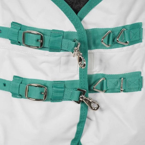 Weatherbeeta Regendecke Standard Neck Lite Plus 900d Black/Bottle Green – Bild 17