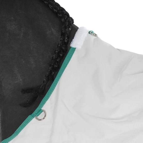 Weatherbeeta Regendecke Standard Neck Lite Plus 900d Black/Bottle Green 105/155 – Bild 18