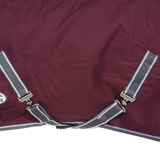 Weatherbeeta Winterdecke Comfitec Plus Dynamic II Detach-A-Neck Medium/Lite Maroon/Grau/Weiß – Bild 9