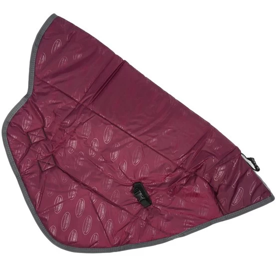 Weatherbeeta Winterdecke Comfitec Plus Dynamic II Neck Rug Medium Maroon/Grau/Weiß – Bild 5
