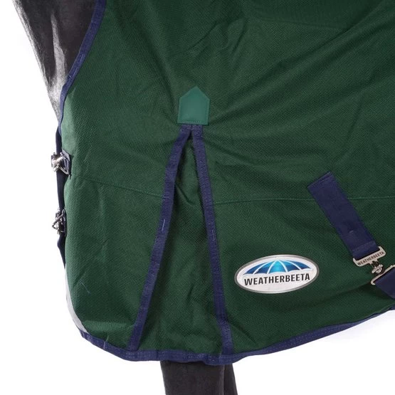 Weatherbeeta Regendecke Comfitec Plus Dynamic II High Neck Lite Hunter/Navy – Bild 6
