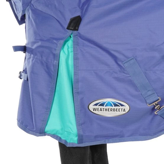 Weatherbeeta Regendecke Comfitec Classic Combo Neck Lite Hellblau/Lila – Bild 16