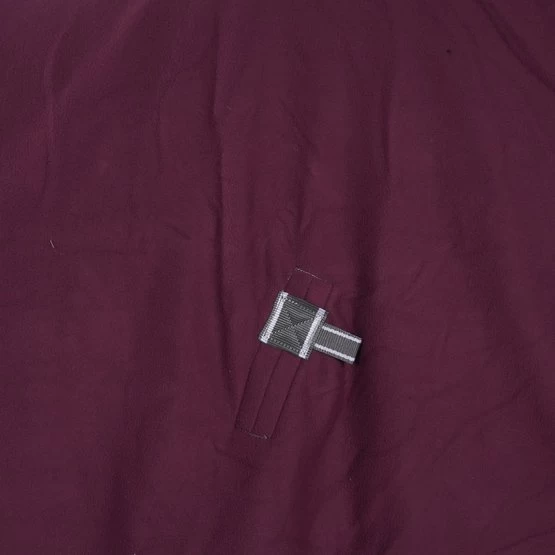 Weatherbeeta Fleecedecke Cooler Combo Neck Maroon/Grau/Weiß – Bild 9