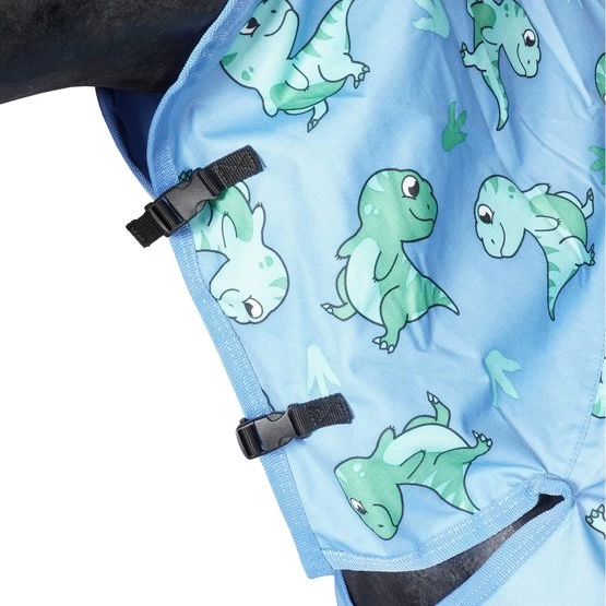 Weatherbeeta Regendecke Saxon 600D Pony Combo Neck Lite Blau – Bild 3