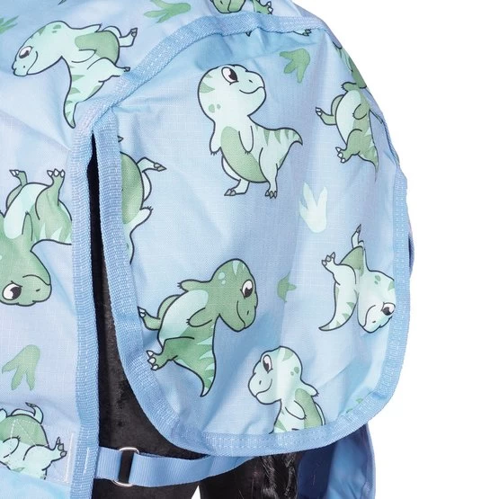 Weatherbeeta Regendecke Saxon 600D Pony Combo Neck Lite Blau – Bild 8