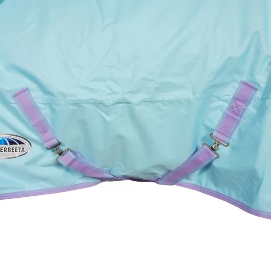 Weatherbeeta Regendecke Comfitec Classic Combo Neck Lite Hellblau/Lila – Bild 7