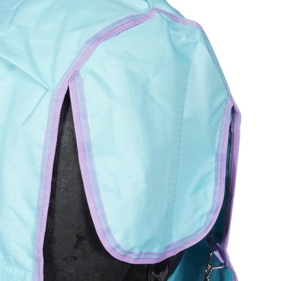 Weatherbeeta Regendecke Comfitec Classic Combo Neck Lite Hellblau/Lila – Bild 9