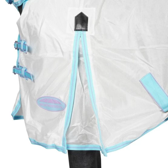 Weatherbeeta Comfitec Essential Mesh II Combo Neck White/Light Blue/Purple – Bild 8