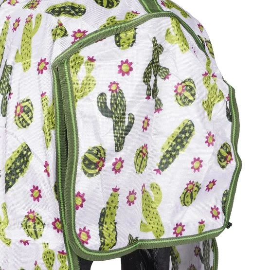 Weatherbeeta Fliegendecke Saxon Mesh Combo Neck Cactus Print – Bild 11