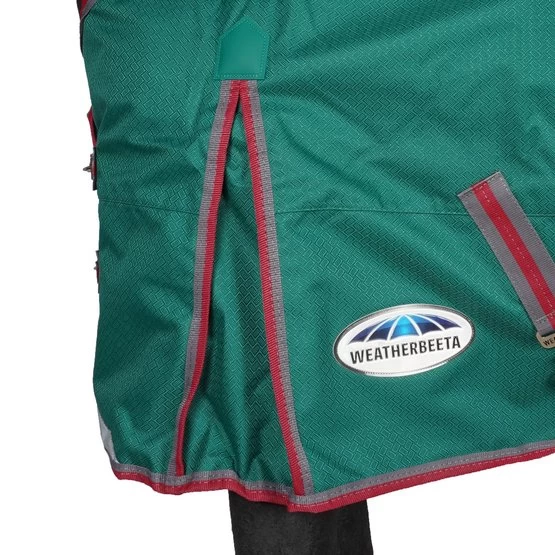 Weatherbeeta Regendecke Comfitec Plus Dynamic II Standard Neck Lite Maroon/Grau/Weiß – Bild 19
