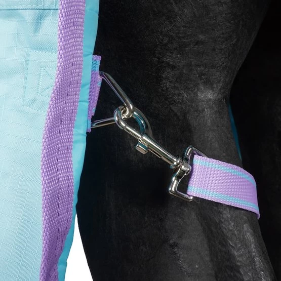 Weatherbeeta Regendecke Comfitec Classic Standard Neck Lite Hellblau/Lila – Bild 7