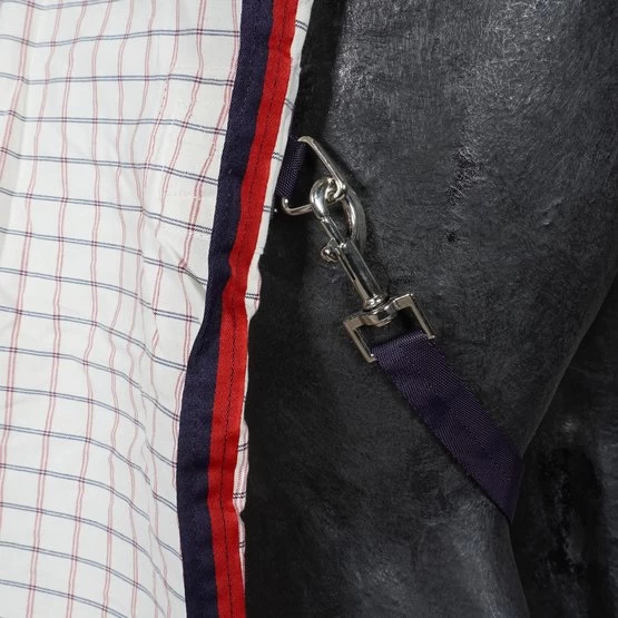 Weatherbeeta Sommerdecke Lite III Combo Neck Weiß/Blau/Rot – Bild 9