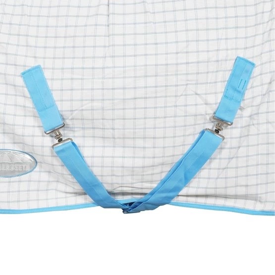 Weatherbeeta Sommerdecke Lite III Combo Neck Weiß/Blau/Rot – Bild 20