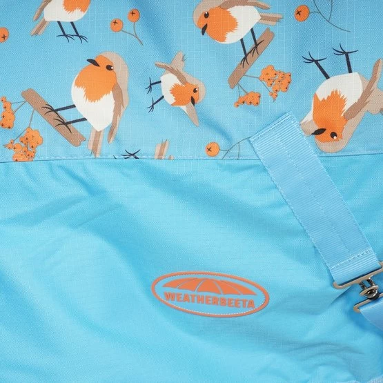 Weatherbeeta Winterdecke Comfitec Tyro Standard Neck Medium Robin Print 150/200 – Bild 5