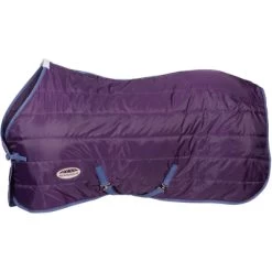 Weatherbeeta Stalldecke Comfitec Channel Quilt Standard Neck Medium/Lite 210D Violet/Blau 140/190