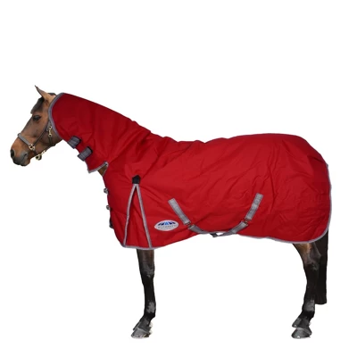 Weatherbeeta Combo Neck Medium Turnout Rug Comfitec Classic 220g Red/Silver/Navy 125/175
