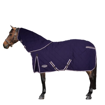 Weatherbeeta Stable Rug Comfitec 1000D Diamond Quilt Detach A Neck Medium 220g Blue/Charcoal/White 125/175