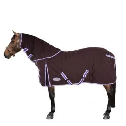 Weatherbeeta Heavy Stable Rug Comfitec Comfitec 1000D Diamond Quilt Detach A Neck 360g Charcoal/Blue/White 150/200