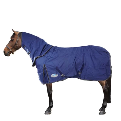 Weatherbeeta Winterdecke Comfitec Ultra Tough II Detach A Neck Medium 1680D 100g Blau/Charcoal/Weiß 145/195