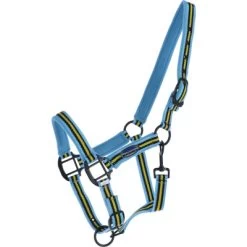 Weatherbeeta Halfter Cooordinate Hellblau/Schwarz/Gelb XWarmblut