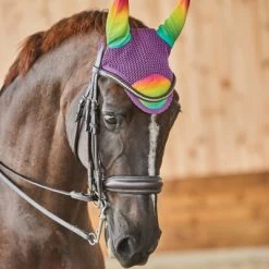 Weatherbeeta WB Fliegenhaube Prime Ombre Rainbow Lust Full