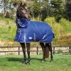 Weatherbeeta Winterdecke Comfitec Premier Free II Detach A Neck Medium 220g Dunkelblau/Grau/Weiß 125/175