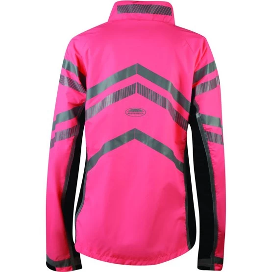 Weatherbeeta Jacke Reflective HiVis Leicht Wasserdicht Für Kinder Rosa – Bild 2