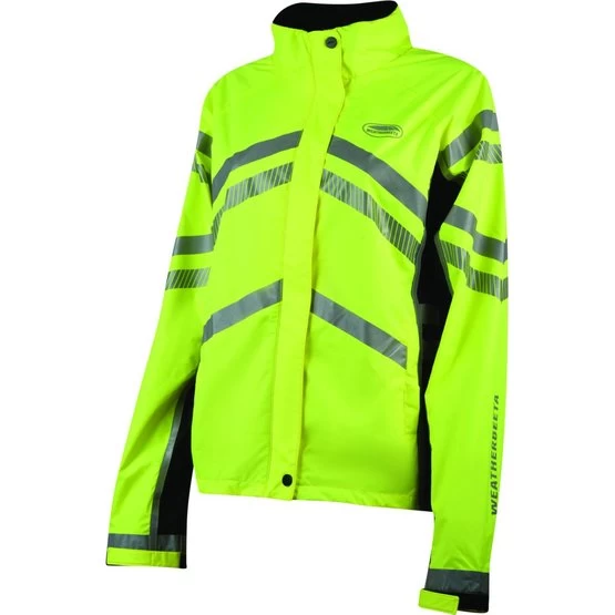 Weatherbeeta Jacke Reflective HiVis Leicht Wasserdicht Für Kinder Rosa – Bild 3