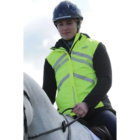 Weatherbeeta Weste Reflective HiVis Leicht Wasserdicht Für Kinder Rosa – Bild 5