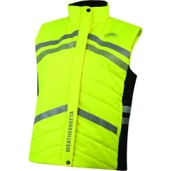 Weatherbeeta Weste Reflective HiVis Wattiert Gelb