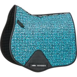 Weatherbeeta Schabracke Prime Leopard Vielseitigkeit Türkis Leopard Pony