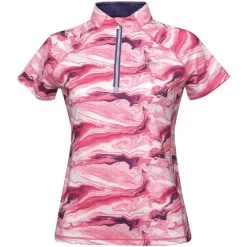 Weatherbeeta T-Shirt Ruby Swirl Marble Rosa