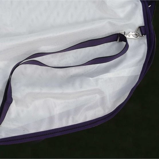 Weatherbeeta Fliegendecke Comfitec Essential Mesh Neck Weiß/Lila/Schwarz 115cm – Bild 9